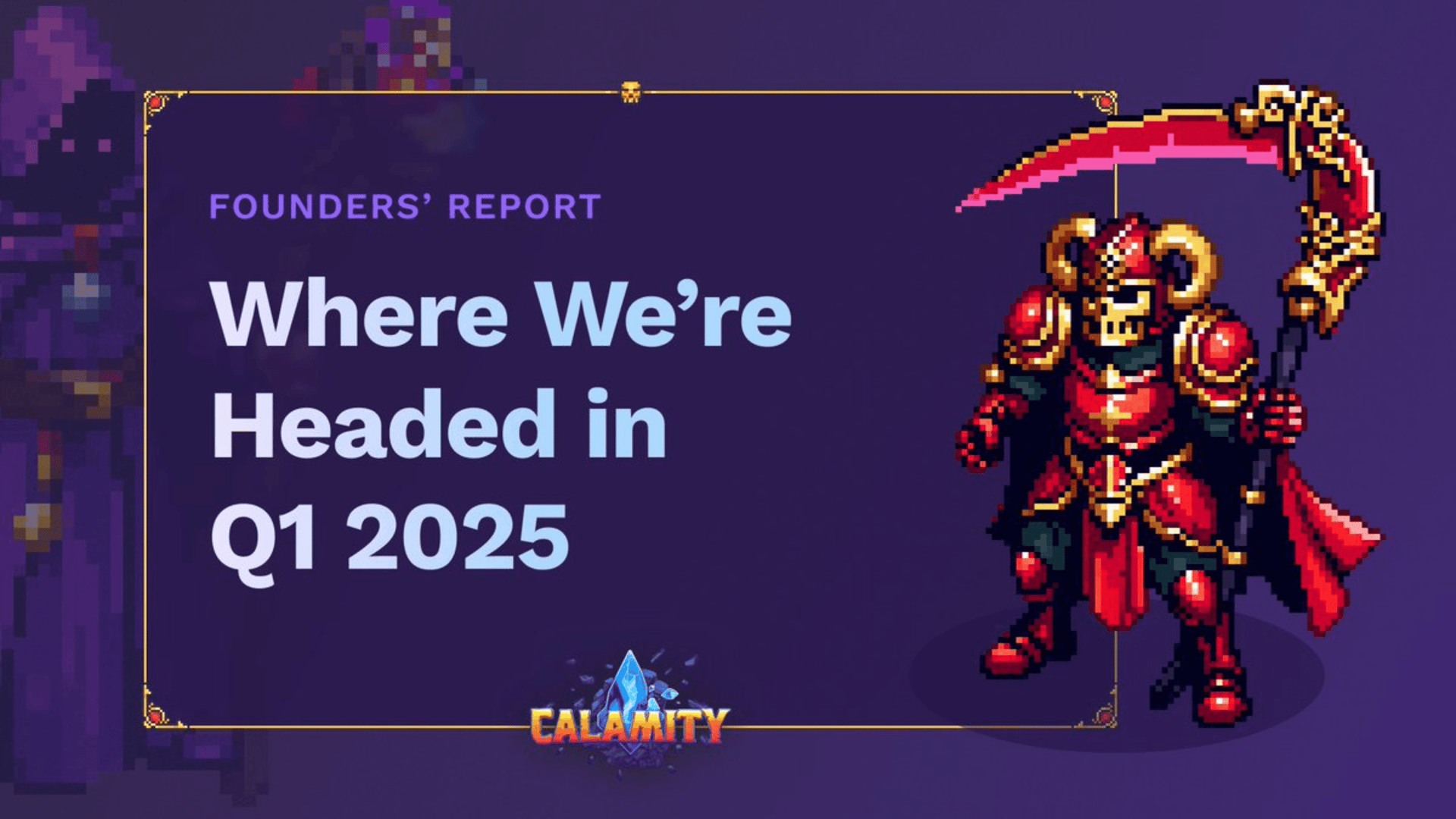 Calamity Q1 2025計画とArtifact NFTアップデート image