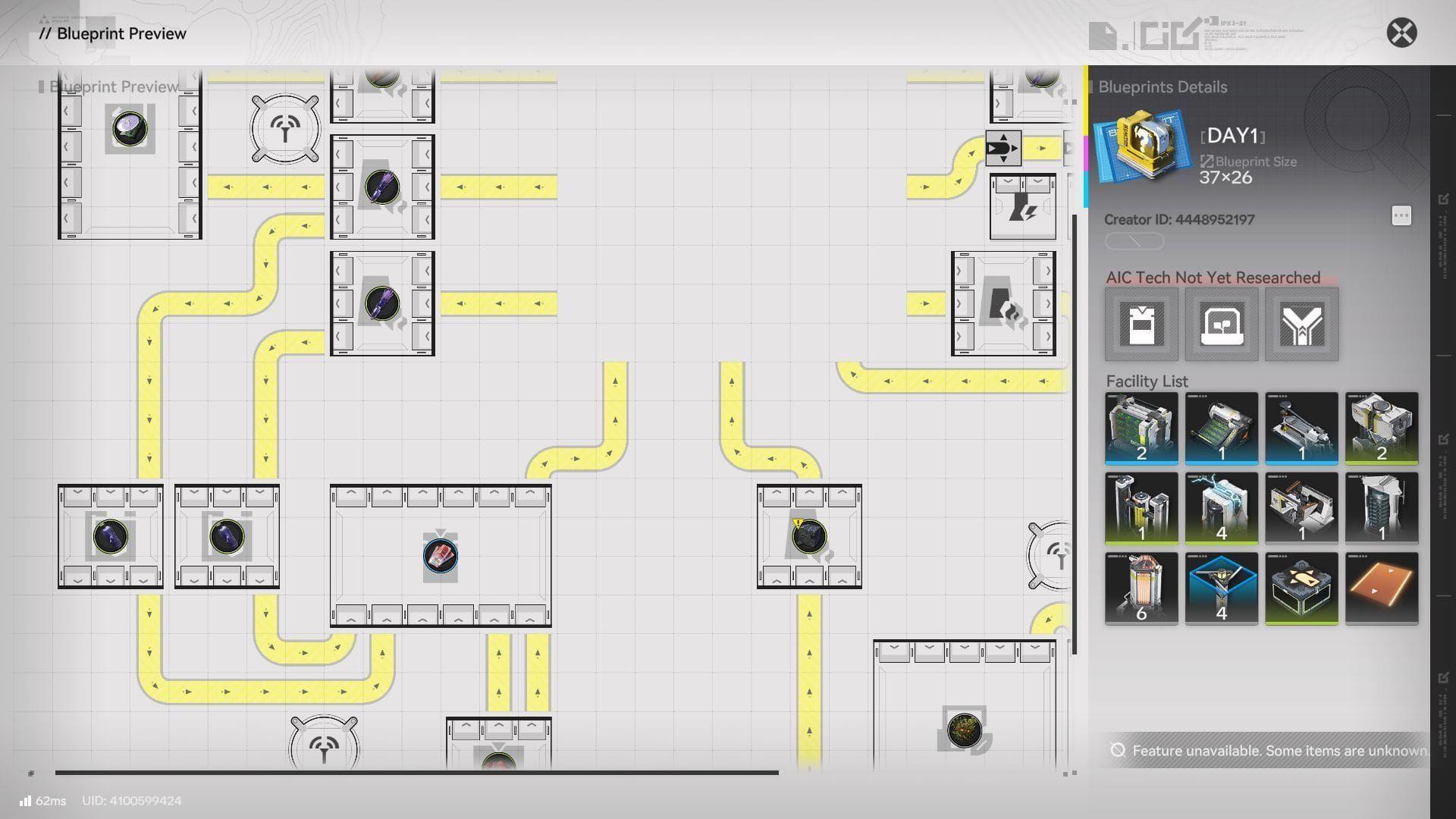 Importing a community blueprint code