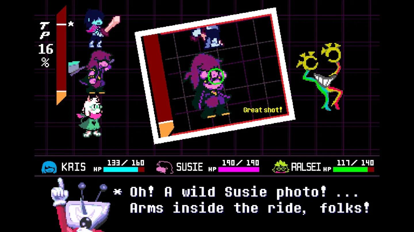 Deltarune chapter select screen