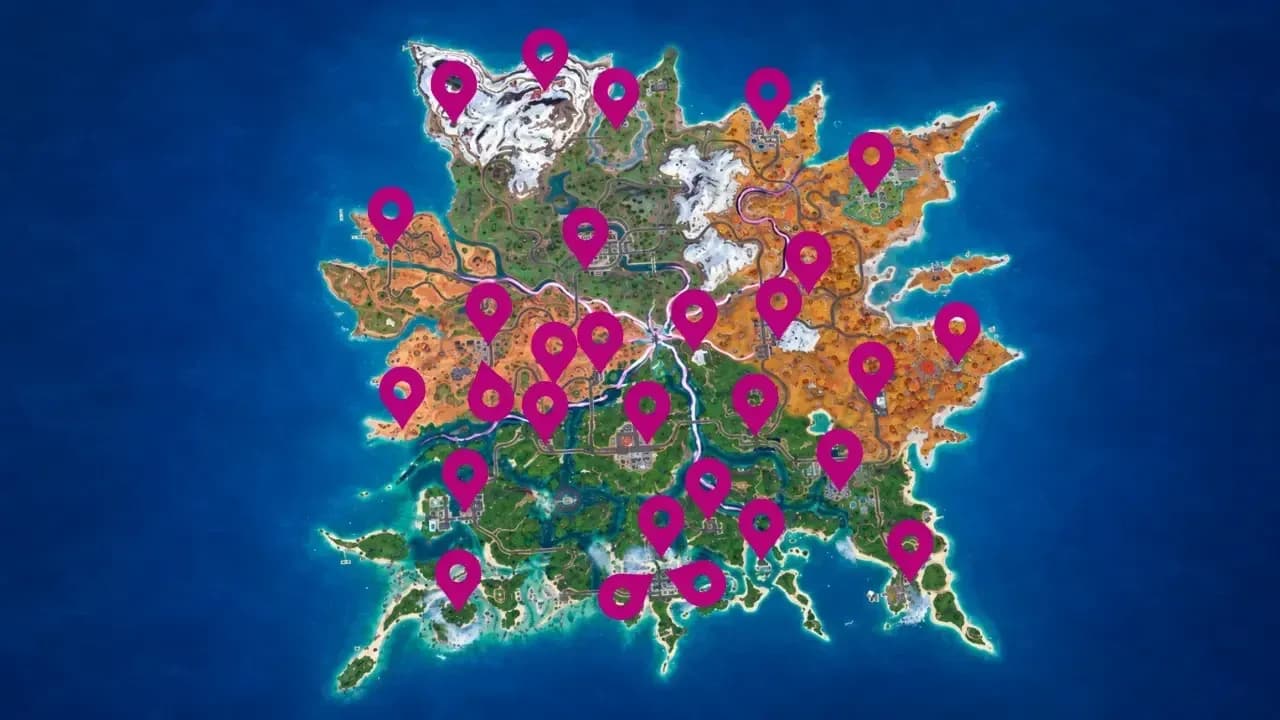 Fortnite Chapter 7 Season 3 Map: Every Named Location Revealed image