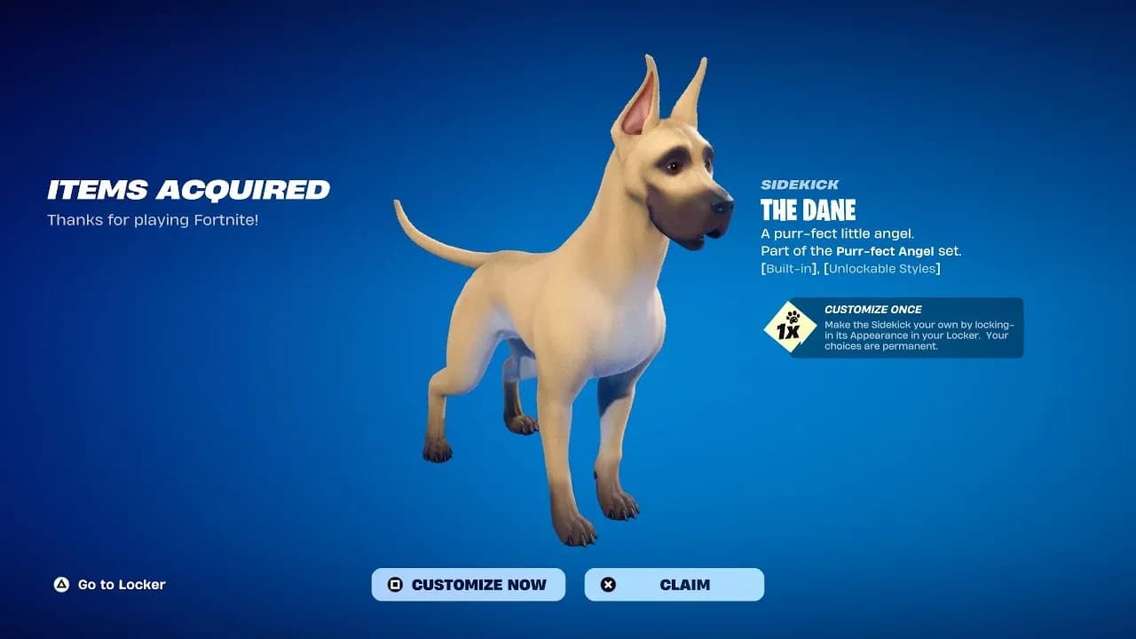 Fortnite's The Dane Sidekick Is Free for Every Player Right Now image
