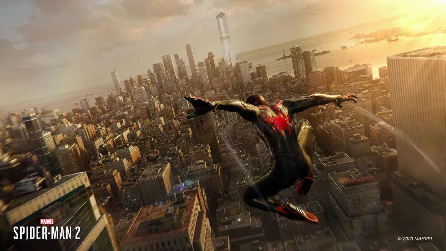 Miles in action, Marvel's Spider-Man 2