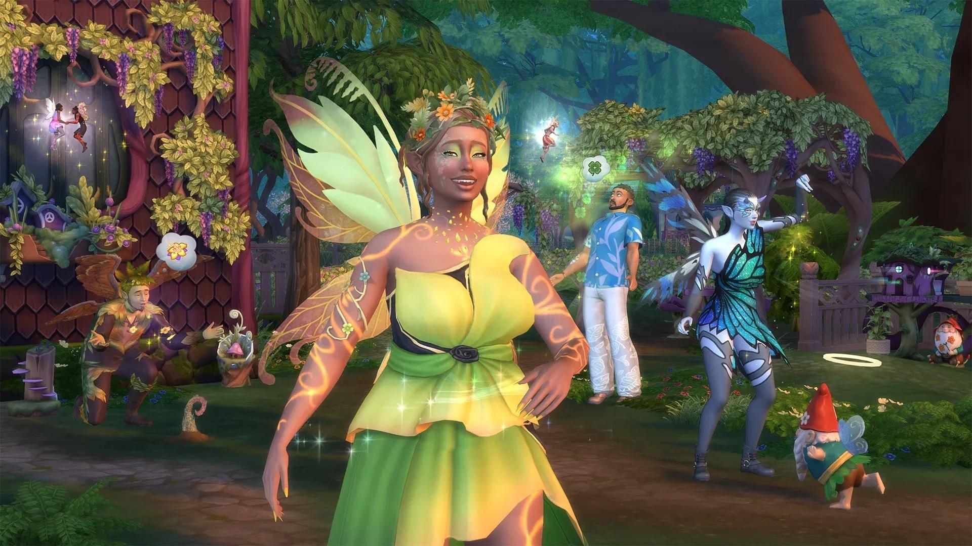 The Sims 4 Enchanted by Nature cheat codes: Fairy ranks, skills, and traits image