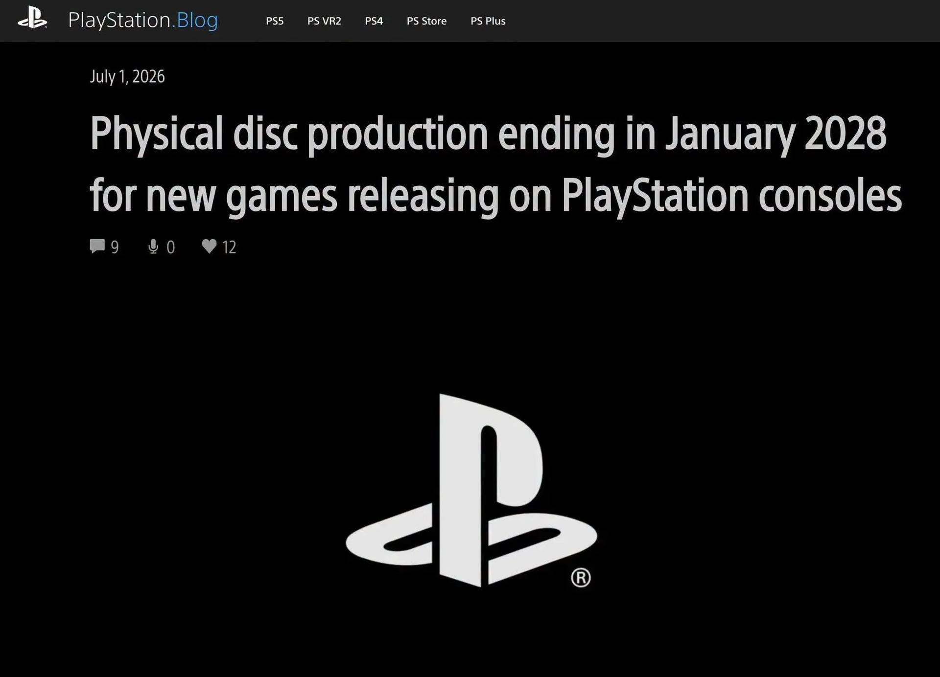 PlayStation Is Killing Physical Games After Years of Praise image