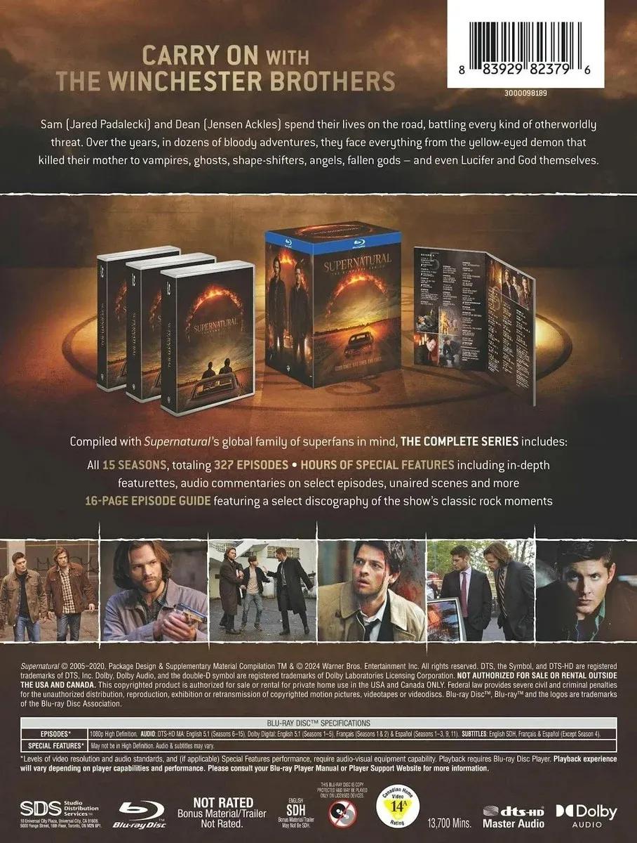 Supernatural Complete Series Blu-ray Drops to $101 for Prime Day image