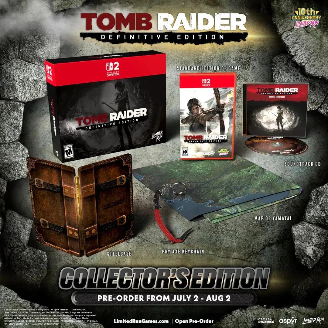 Limited RunよりTomb Raider: Definitive EditionのSwitch 2パッケージ版が発売決定 image